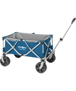 CARRELLO PIEGHEVOLE DA CAMPEGGIO CON RUOTE XXL BRUNNER "CARGO CROS" BLU 102X58X65 CM