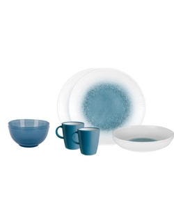 SET 8 STOVIGLIE DA CAMPEGGIO BRUNNER "METEORE" IN STONE TOUCH ANTISCIVOLO