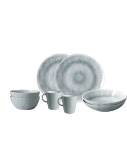 SET 8 STOVIGLIE DA CAMPEGGIO BRUNNER "PEARL" IN STONE TOUCH ANTISCIVOLO