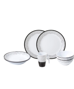SET 8 STOVIGLIE DA CAMPEGGIO BRUNNER "PRALIN" IN MELAMINA ANTISCIVOLO