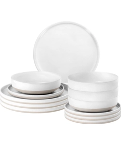 SET 12 STOVIGLIE DA CAMPEGGIO BRUNNER "ODETTE" IN STONE TOUCH ANTISCIVOLO