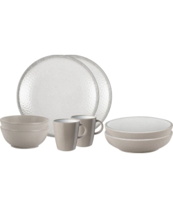SET 12 STOVIGLIE DA CAMPEGGIO BRUNNER "AMADÈ" IN STONE TOUCH ANTISCIVOLO