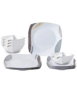 SET 12 STOVIGLIE DA CAMPEGGIO BRUNNER "KHADÌ" IN MELAMINA ANTISCIVOLO