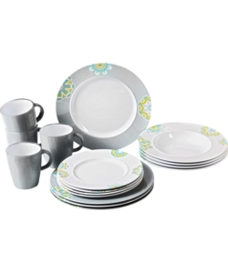 SET 16 STOVIGLIE DA CAMPEGGIO BRUNNER "SANDHYA"