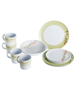 SET 16 STOVIGLIE DA CAMPEGGIO BRUNNER "ESPRIT" IN MELAMINA