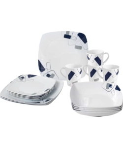 SET 16 STOVIGLIE DA CAMPEGGIO BRUNNER "PANAREA" IN MELAMINA