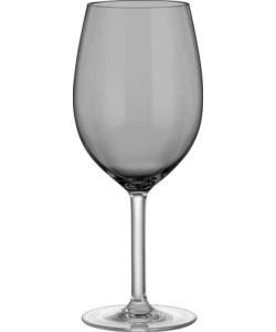 SET 2 BICCHIERI PER VINO "WINEGLASS THANGO GREY" IN POLICARBONATO 60 CL