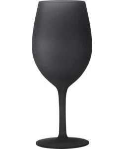 SET 2 BICCHIERI SATINATI PER VINO BRUNNER "WINEGLASS BLACKSATIN" IN POLICARBONATO 60 CL