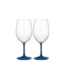 SET 2 BICCHIERI PER VINO "WINEGLASS THANGO BLUE" IN POLICARBONATO 60 CL