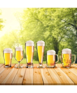 SET 2 BICCHIERI PER BIRRA BRUNNER "BEERGLASS PILSNER" IN POLICARBONATO 44 CL