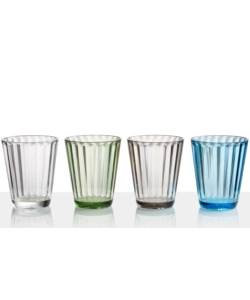 SET 4 BICCHIERI BRUNNER "JAZZ" IN POLICARBONATO 30,5 CL