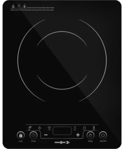 FORNELLO DA CAMPEGGIO ELETTRICO BRUNNER "HOT POINT INDUCTION" IN VETROCERAMICA 1 FUOCO 28X35X4,6 CM