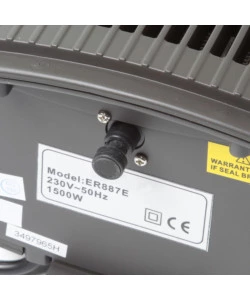 STUFETTA ELETTRICA DA CAMPEGGIO BRUNNER "SOLAN" 2 LIVELLI 1500 W