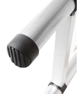 SCALA TELESCOPICA BRUNNER "LADDY AIR" IN ALLUMINIO CON PIEDINI ANTISCIVOLO E CHIUSURA SERVOASSISTITA, 293X47X8,4 CM