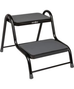 GRADINO D'INGRESSO PER VEICOLI BRUNNER "KING STEP DOUBLE" IN ACCIAIO, COLORE NERO