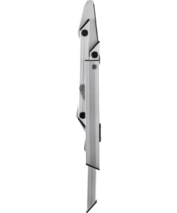 GRADINO D'INGRESSO DOPPIO PER VEICOLI BRUNNER "RUCKSTEP ALU" IN ALLUMINIO RICHIUDIBILE, 51X53X19,5/38,5 CM