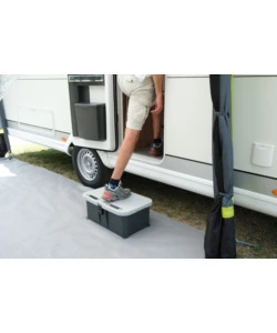 GRADINO BOX CONTENITORE BRUNNER "BOXSTEP NG" IMPERMEABILE, 58X38X24,5 CM