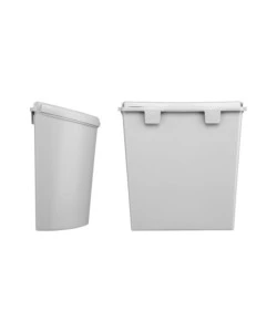 CESTINO PORTARIFIUTI PER CARAVAN BRUNNER "PILLAR XL" GRIGIO 31,5X18X31,5 CM