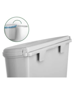 CESTINO PORTARIFIUTI PER CARAVAN BRUNNER "PILLAR XL" GRIGIO 31,5X18X31,5 CM