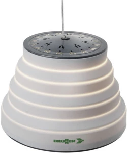 LAMPADA A SOSPENSIONE LED FOLD-AWAY DA CAMPEGGIO BRUNNER "SYRMA LED" GRIGIO 520 LUMEN
