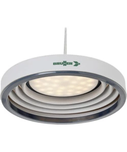 LAMPADA A SOSPENSIONE LED FOLD-AWAY DA CAMPEGGIO BRUNNER "SYRMA LED" GRIGIO 520 LUMEN