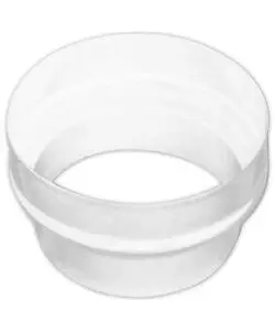 MAGGIORAZIONE PER STUFA IN ACCIAIO SMALTATO VERNICIATO BIANCO, DIAMETRO 10-12 CM