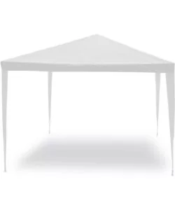 GAZEBO DA ESTERNO ESSENZA "FACILE" IN ACCIAIO COLORE BIANCO 3X4 METRI