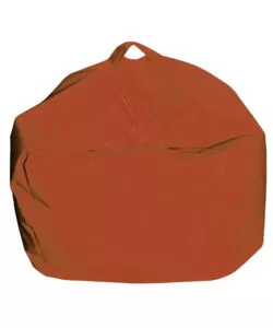 POUF ARMONIA "COMODONE" IN NYLON ARANCIONE 65X65X62 CM
