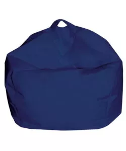 POUF ARMONIA "COMODONE" IN NYLON BLU 65X65X62 CM