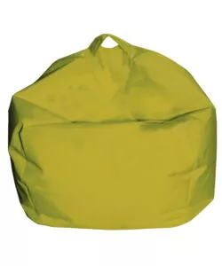 POUF ARMONIA "COMODONE" IN NYLON GIALLO 65X65X62 CM