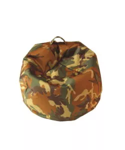 POUF ARMONIA "COMODONE" IN NYLON MIMETICO 65X65X62 CM