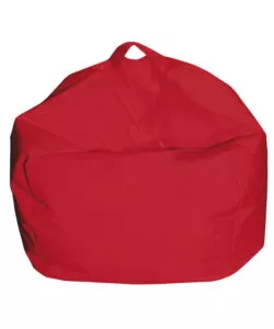 POUF ARMONIA "COMODONE" IN NYLON ROSSO 65X65X62 CM