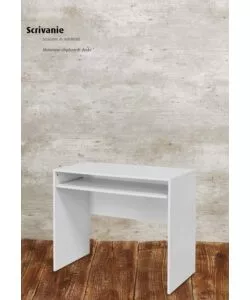 SCRIVANIA CON PIANO ESTRAIBILE COLORE BIANCO ARMONIA 90X45X74 CM