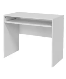 SCRIVANIA CON PIANO ESTRAIBILE COLORE BIANCO ARMONIA 90X45X74 CM