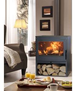 STUFA A LEGNA PANADERO "VERA" GRIGIO 7,1 KW