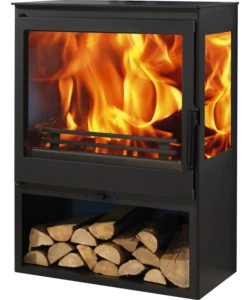 STUFA A LEGNA PANADERO "ONIX 3V" GRIGIO 7,1 KW
