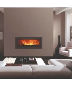 Inserto a legna Panadero "101-S" grigio  8 kW