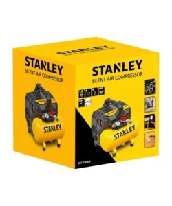 COMPRESSORE ARIA SILENZIATO STANLEY 6L 1HP