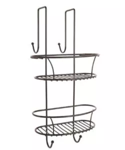 CESTELLO PER DOCCIA NERO SPIDER, 24X24X50 CM
