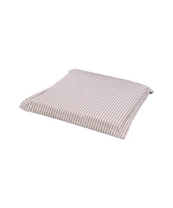 CUSCINO PER SEDIA DA ESTERNO CON FANTASIA A RIGHE ECRU, 38X38XH2.5 CM