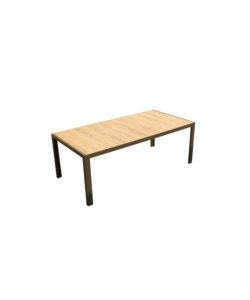 TAVOLO DA ESTERNO "GINGER XL" IN ALLUMINIO COLORE GRIGIO, 205X100XH73,5 CM
