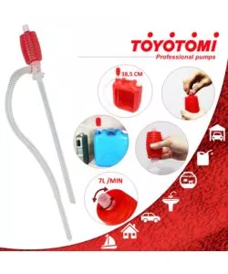 POMPA MANO UNIVERSALE PER STUFE A COMBUSTIBILE LIQUIDO ZIBRO, 60X7X7 CM