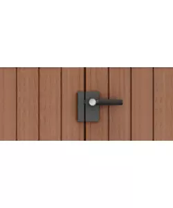 CASETTA DA GIARDINO KETER "DARWIN 6x6" IN EVOTECH+ COLORE MARRONE CON PORTA BATTENTE DOPPIA 190X183X221 CM