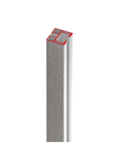 BINARIO DI SCORRIMENTO PER PORTE FORTE GRIGIO 180 CM