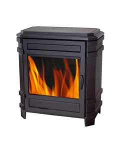 STUFA A LEGNA INVICTA "VOSGES" IN GHISA ANTRACITE 8 KW