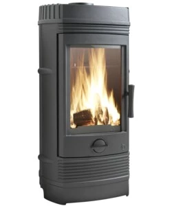 STUFA A LEGNA INVICTA "GOMONT" NERO 12 KW
