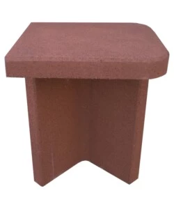 TAVOLO LATERALE PER BARBECUE IN CEMENTO LINEA VZ 60X54X78 CM