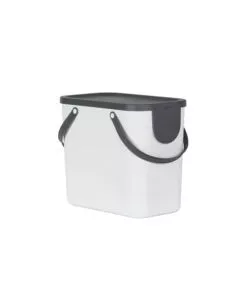 PATTUMIERA "ALBULA" COLORE BIANCO DA 25 LITRI