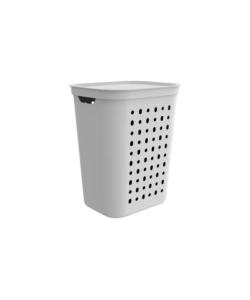 CESTA PORTABIANCHERIA "JONA" COLORE BIANCO DA 55 LITRI