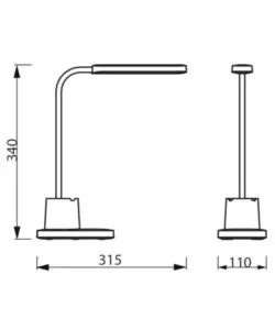 LAMPADA LED DA TAVOLO PHILIPS "BUCKET" BIANCO 3000K